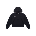 PRE-ORDERS BLACK DOUBLE HOOD HOODIE