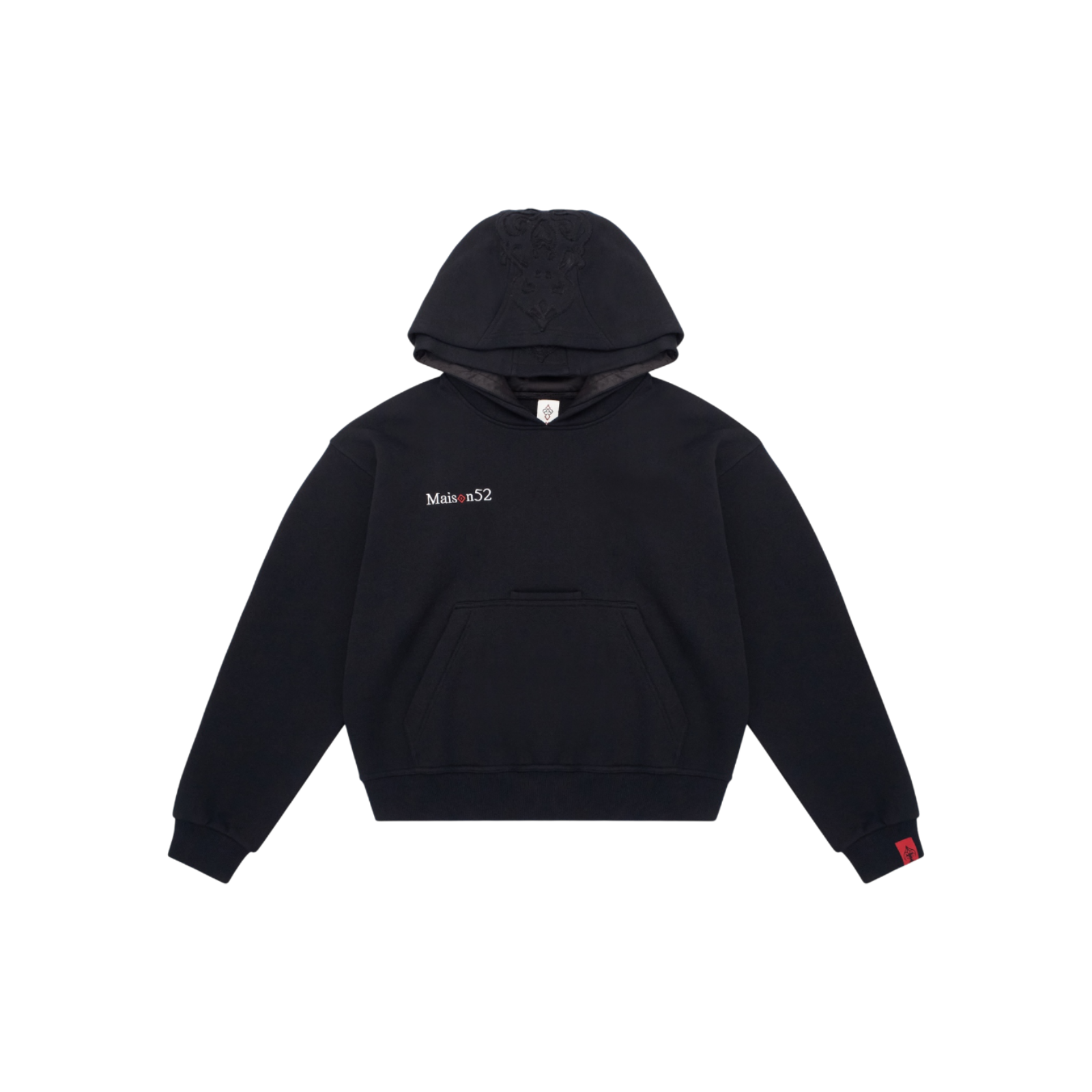 PRE-ORDERS BLACK DOUBLE HOOD HOODIE
