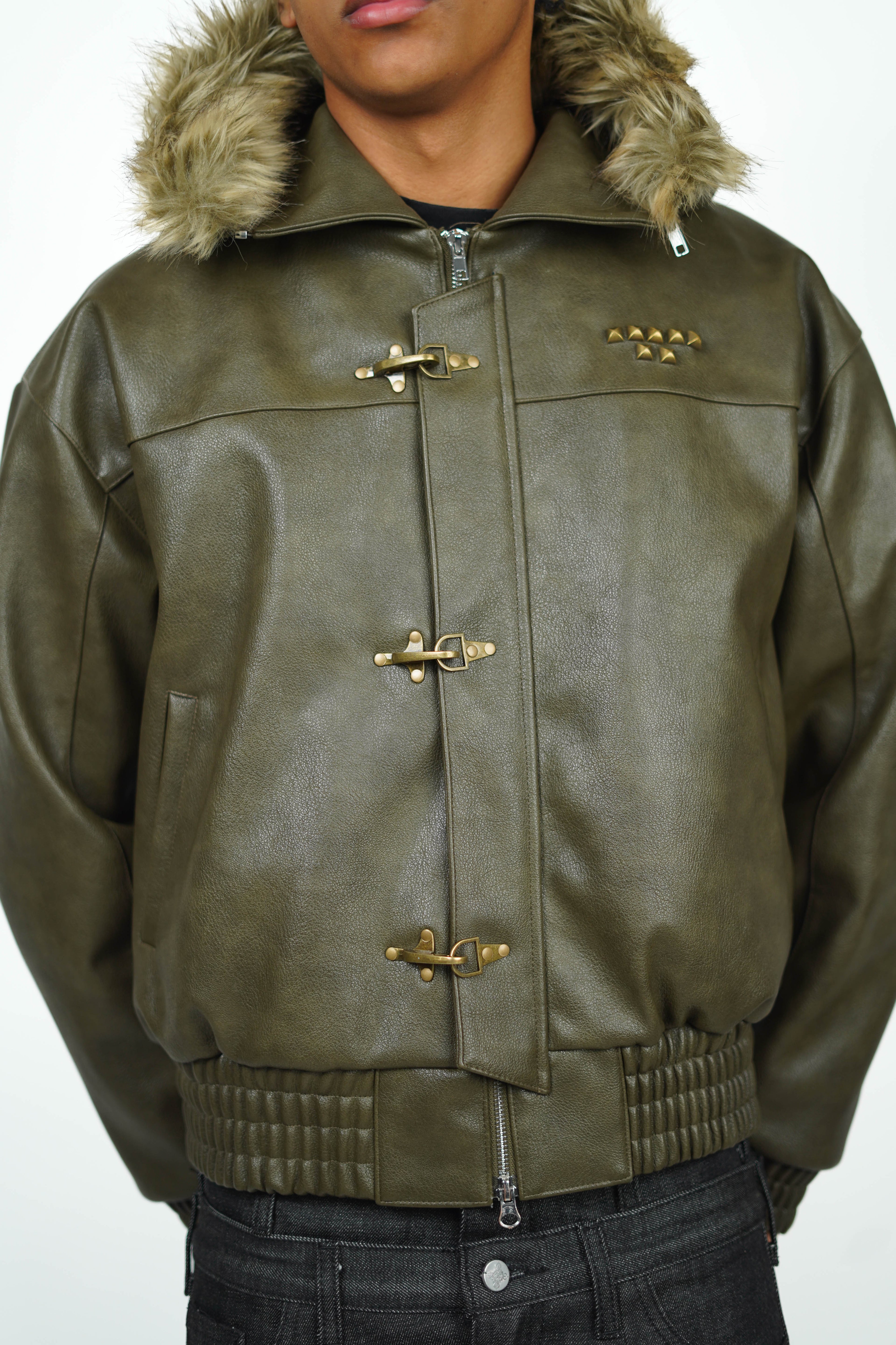 GREEN ABORNED JACKET