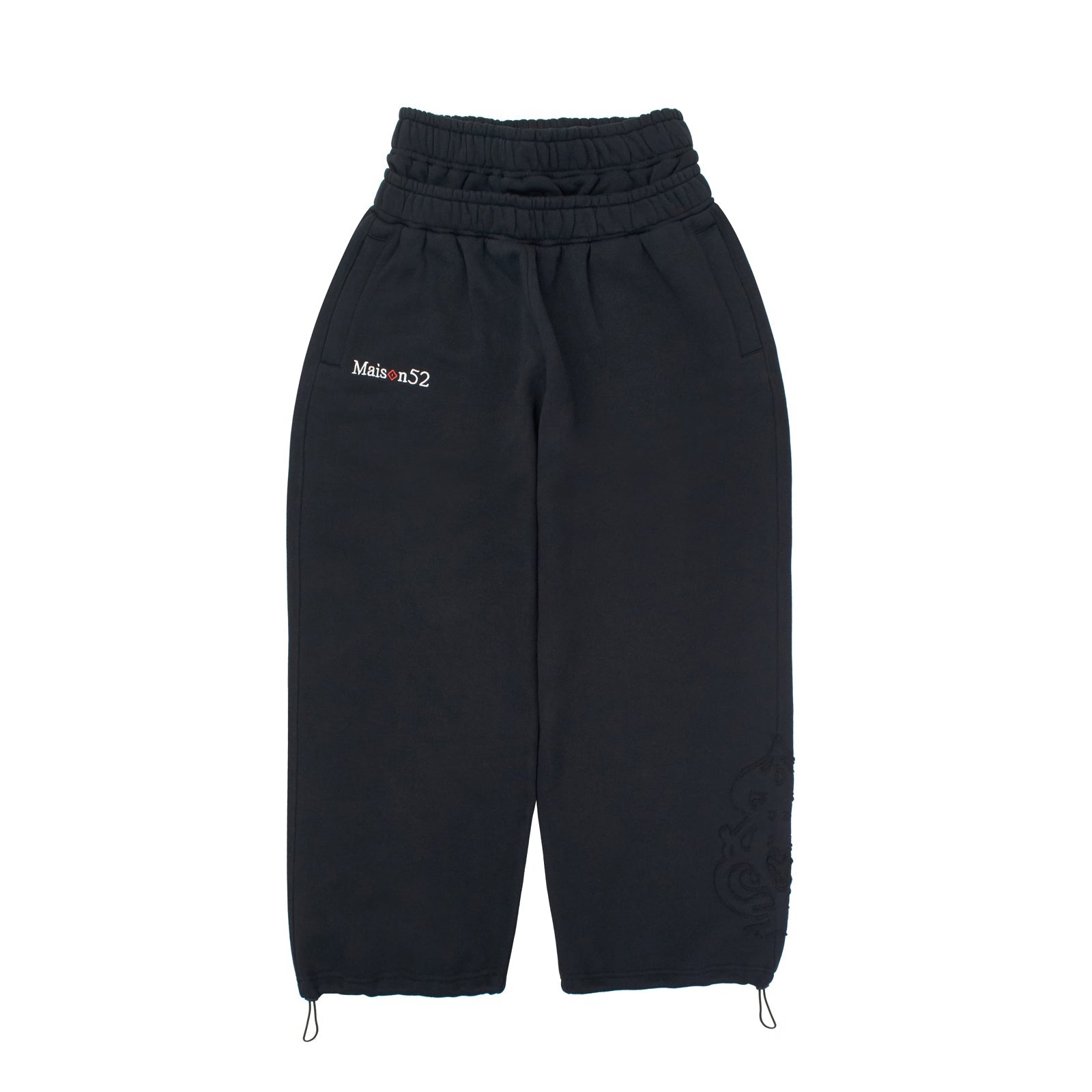 CARD SWEATPANT Black