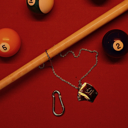CARD CARABINER NECKLACE