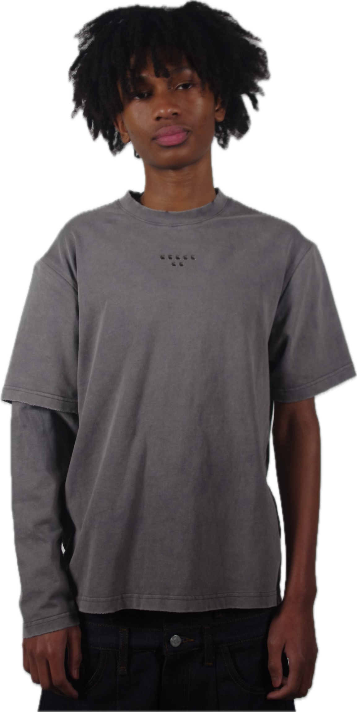 Studded Grey Tee