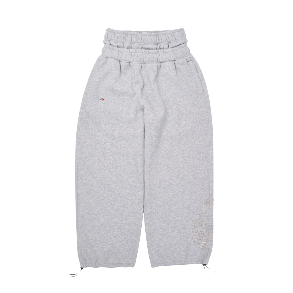 CARD SWEAT PANT grey