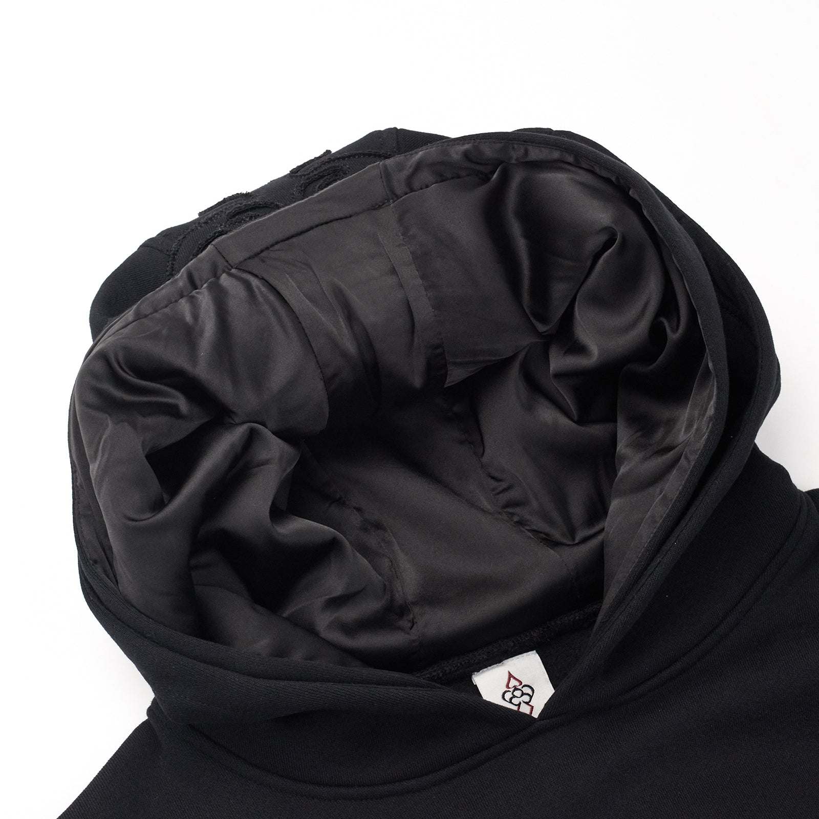 PRE-ORDERS BLACK DOUBLE HOOD HOODIE