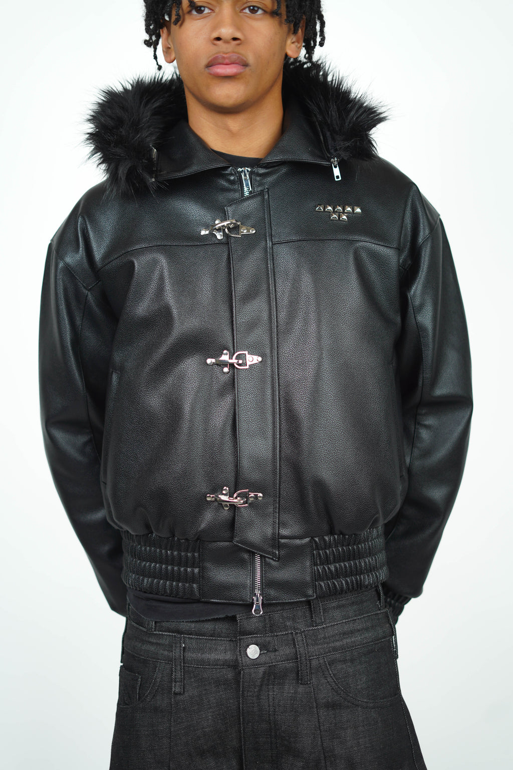 BLACK ABORNED JACKET