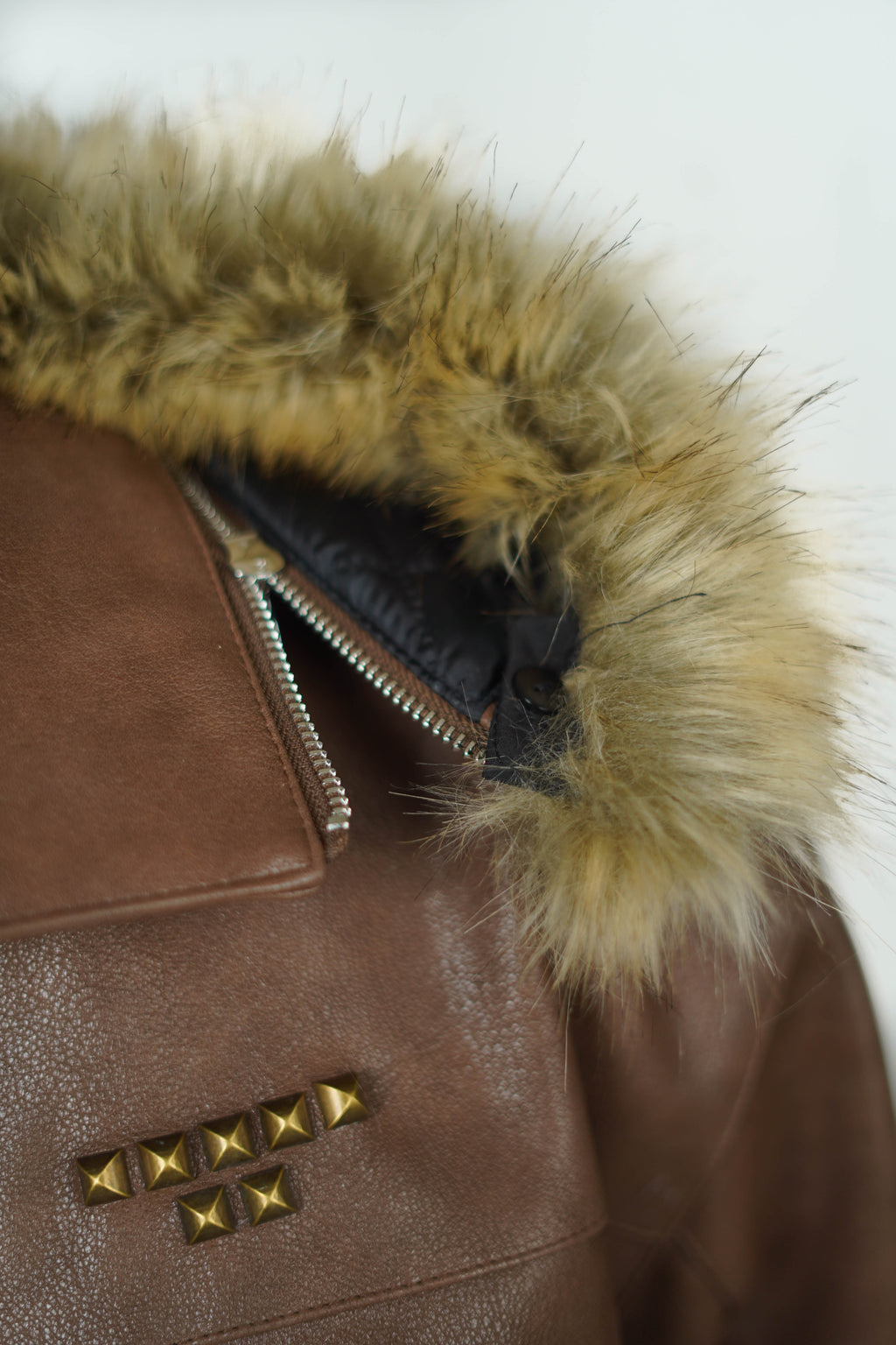 BROWN ABORNED JACKET