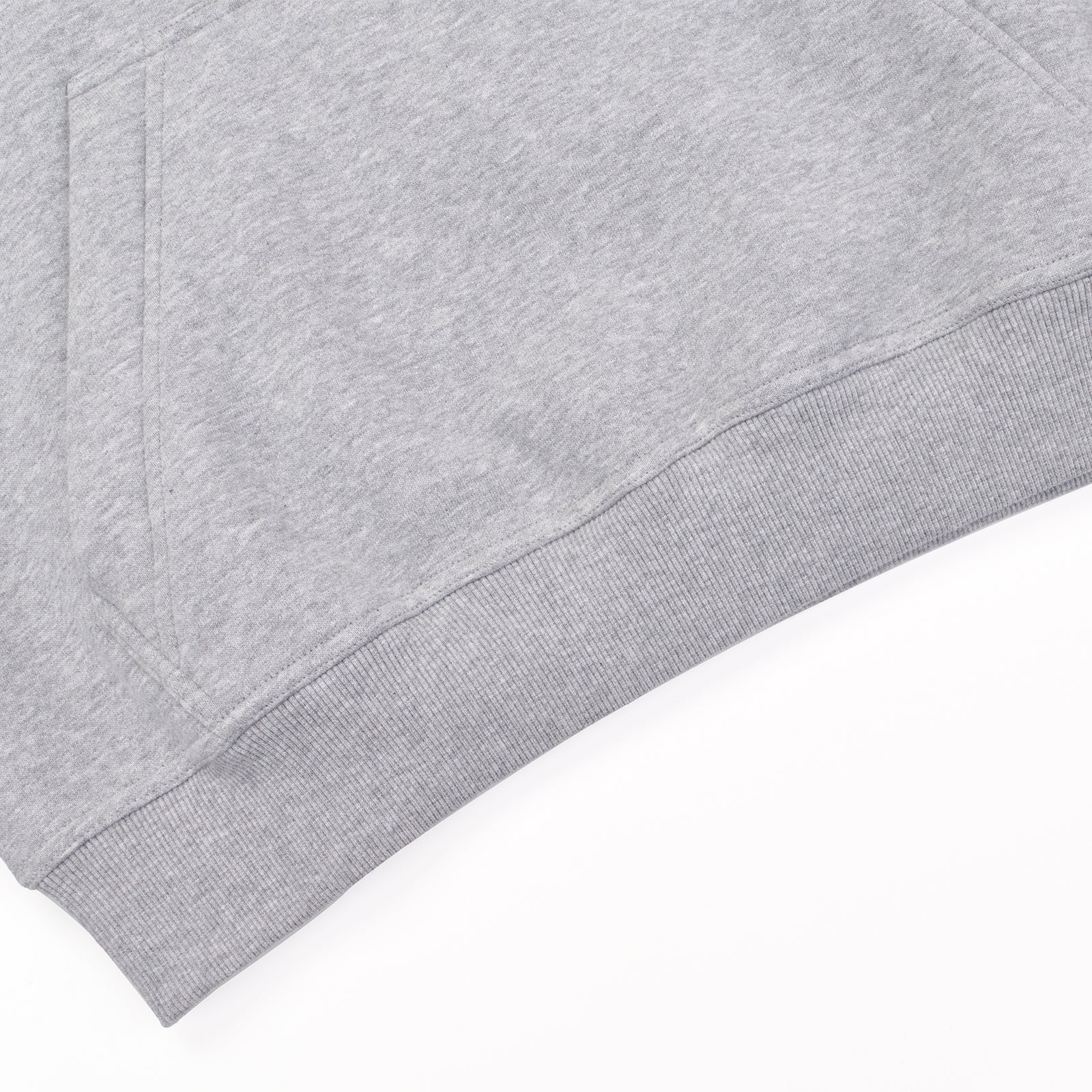 GREY DOUBLE HOOD HOODIE