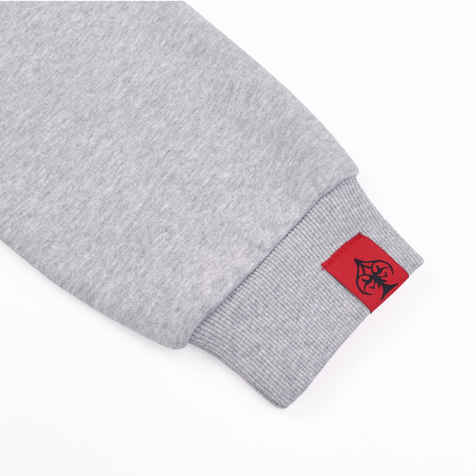 GREY DOUBLE HOOD  ZIP UP