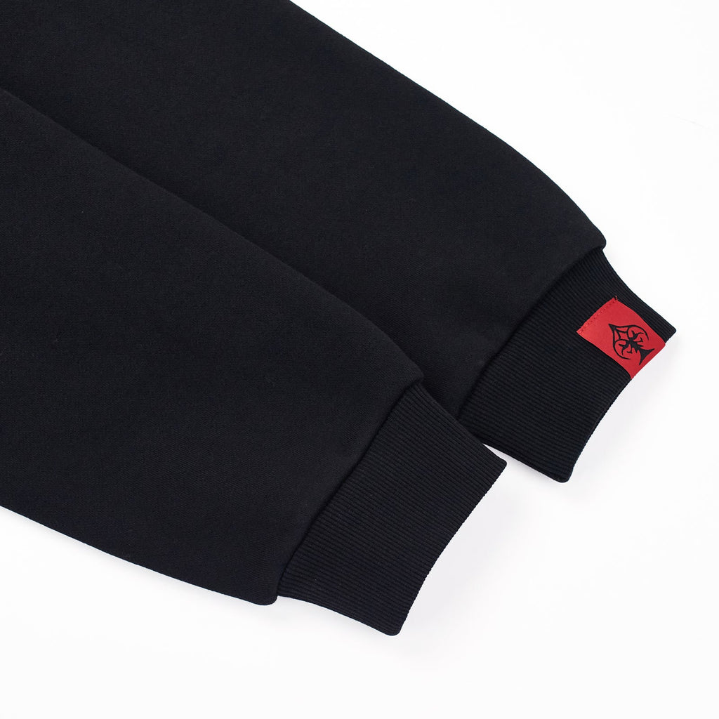 PRE-ORDERS BLACK DOUBLE HOOD HOODIE