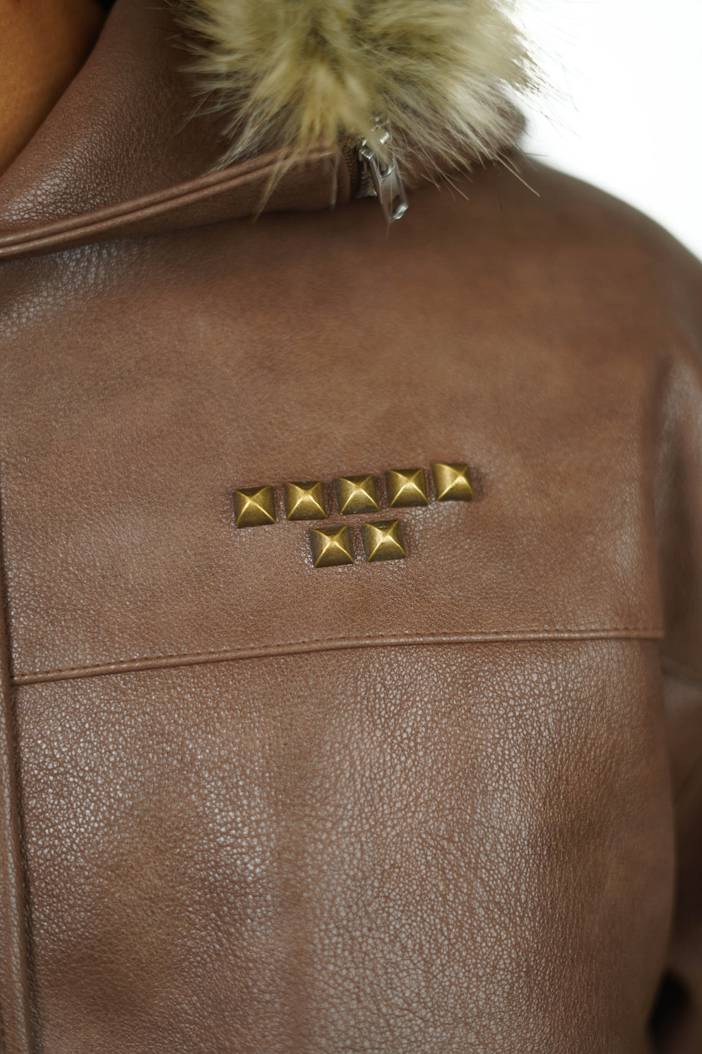 BROWN ABORNED JACKET