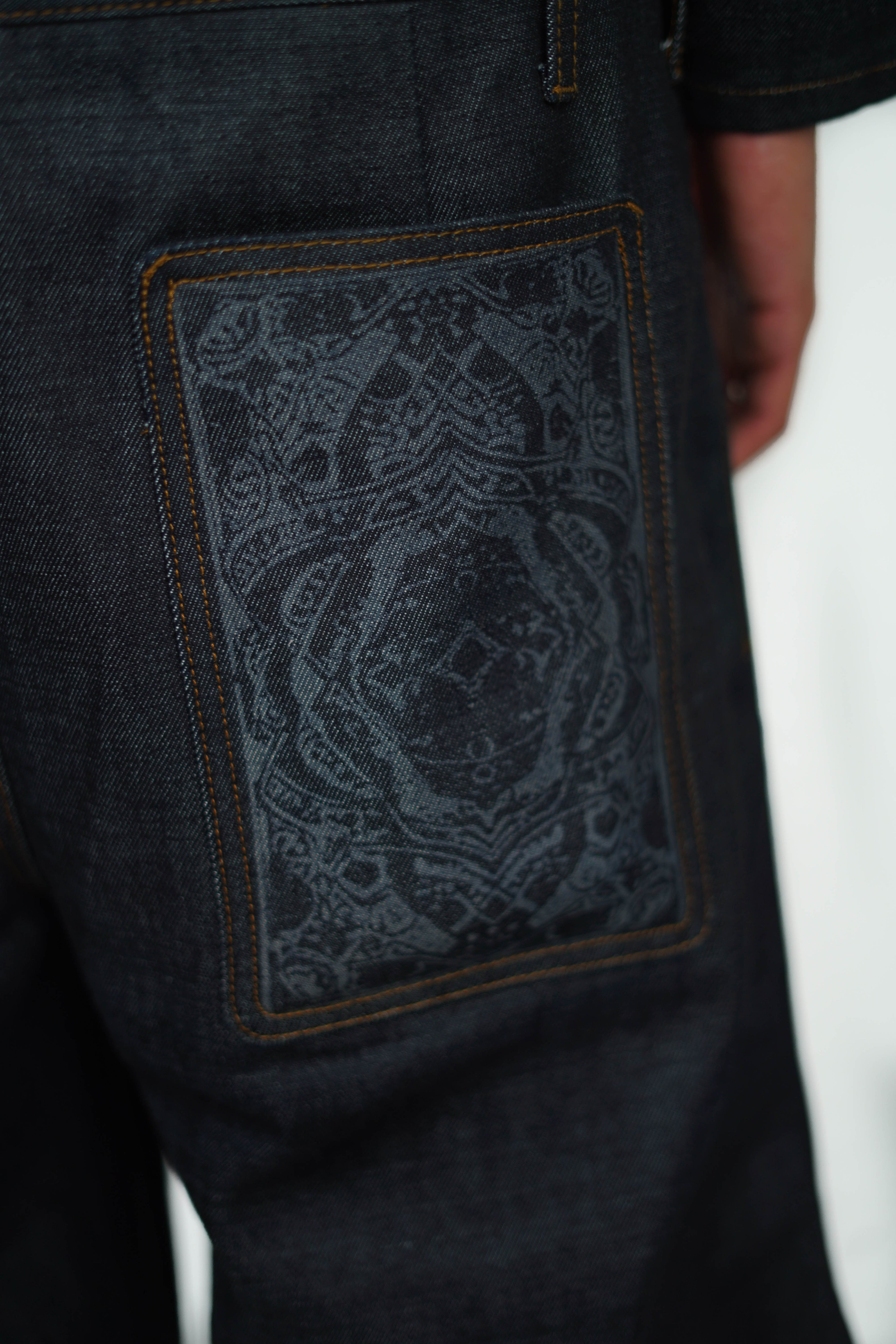 CARD SELVEDGE BLUE JEANS