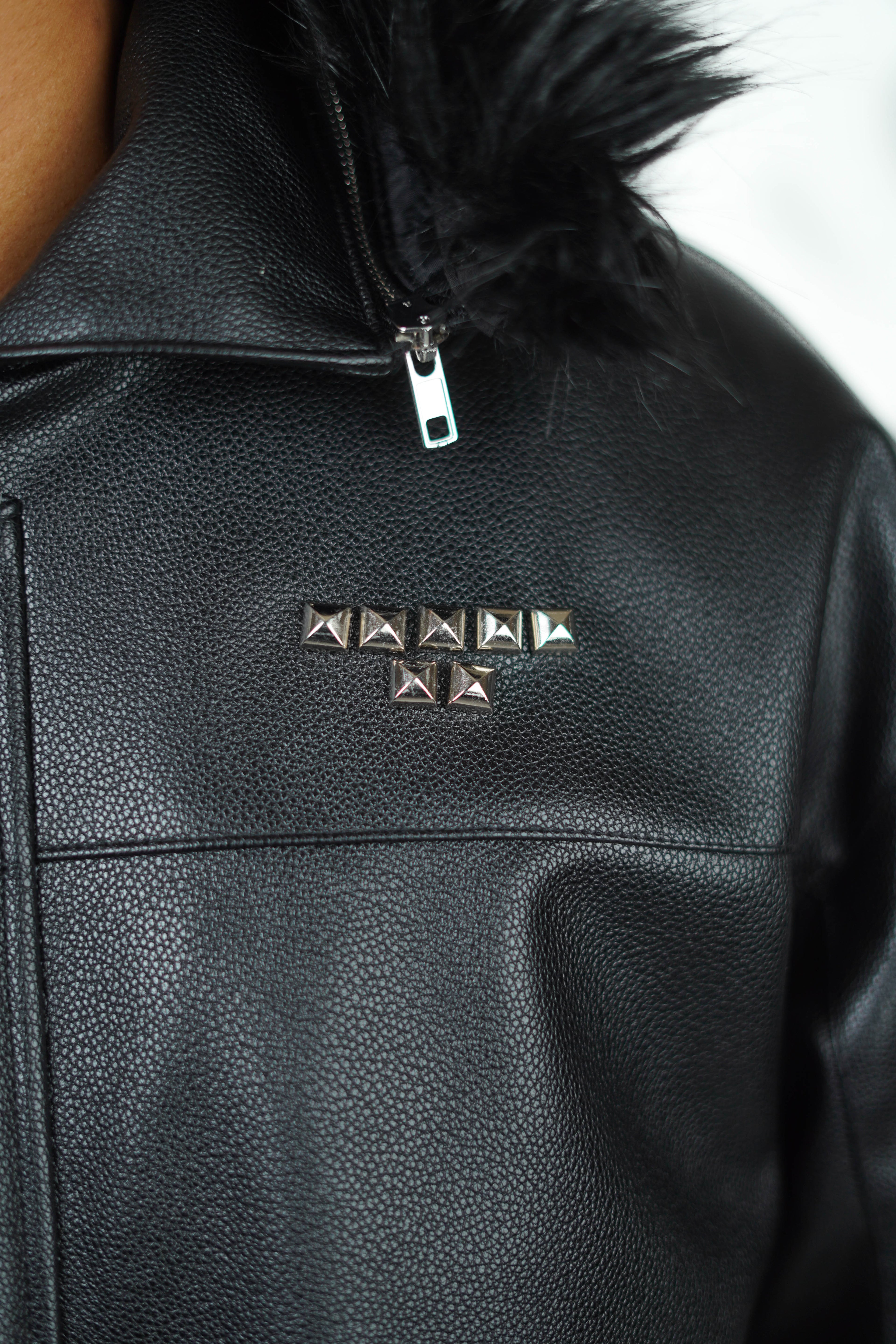 BLACK ABORNED JACKET