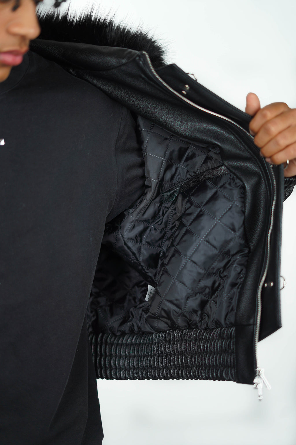 BLACK ABORNED JACKET