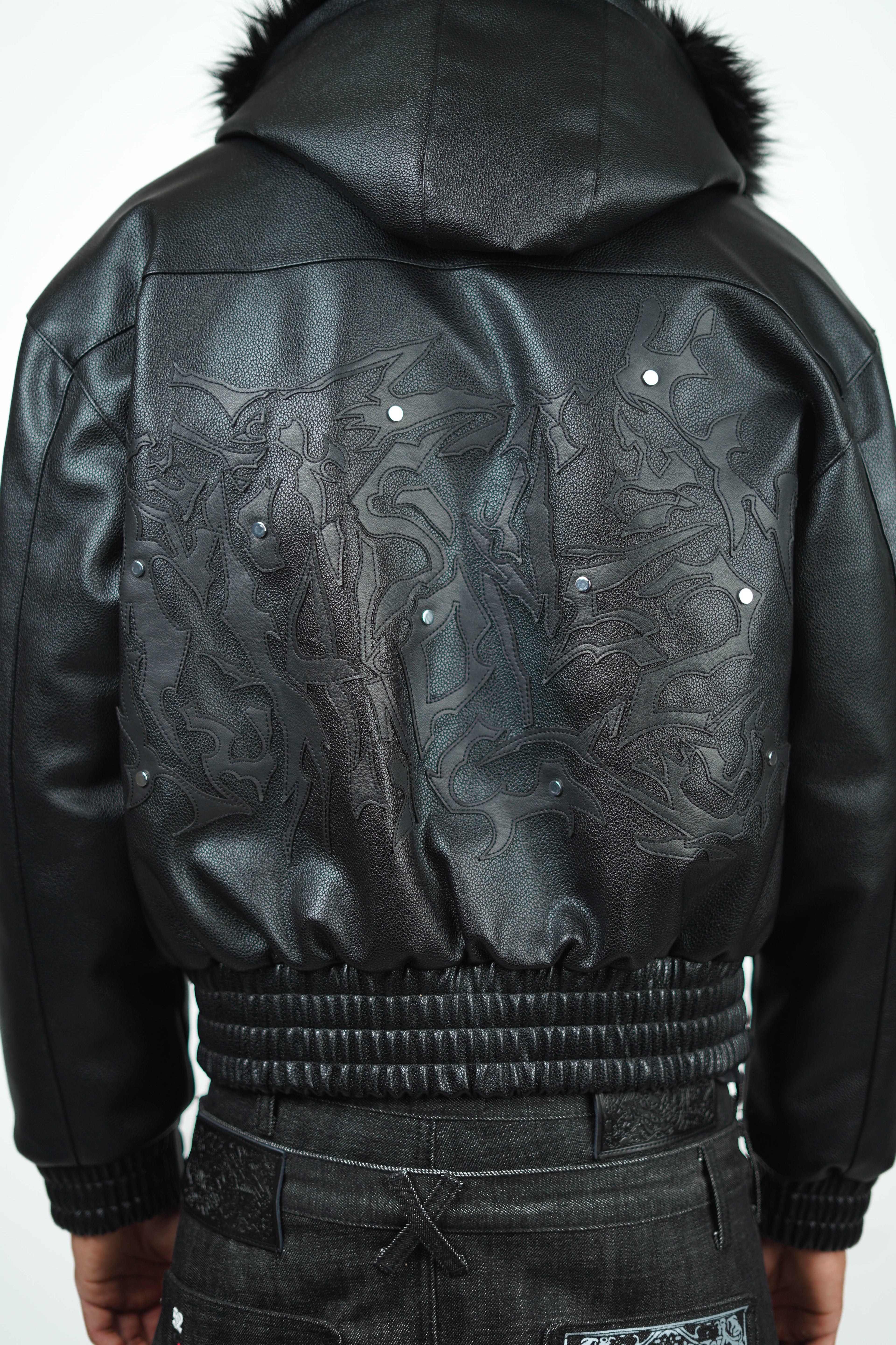 BLACK ABORNED JACKET