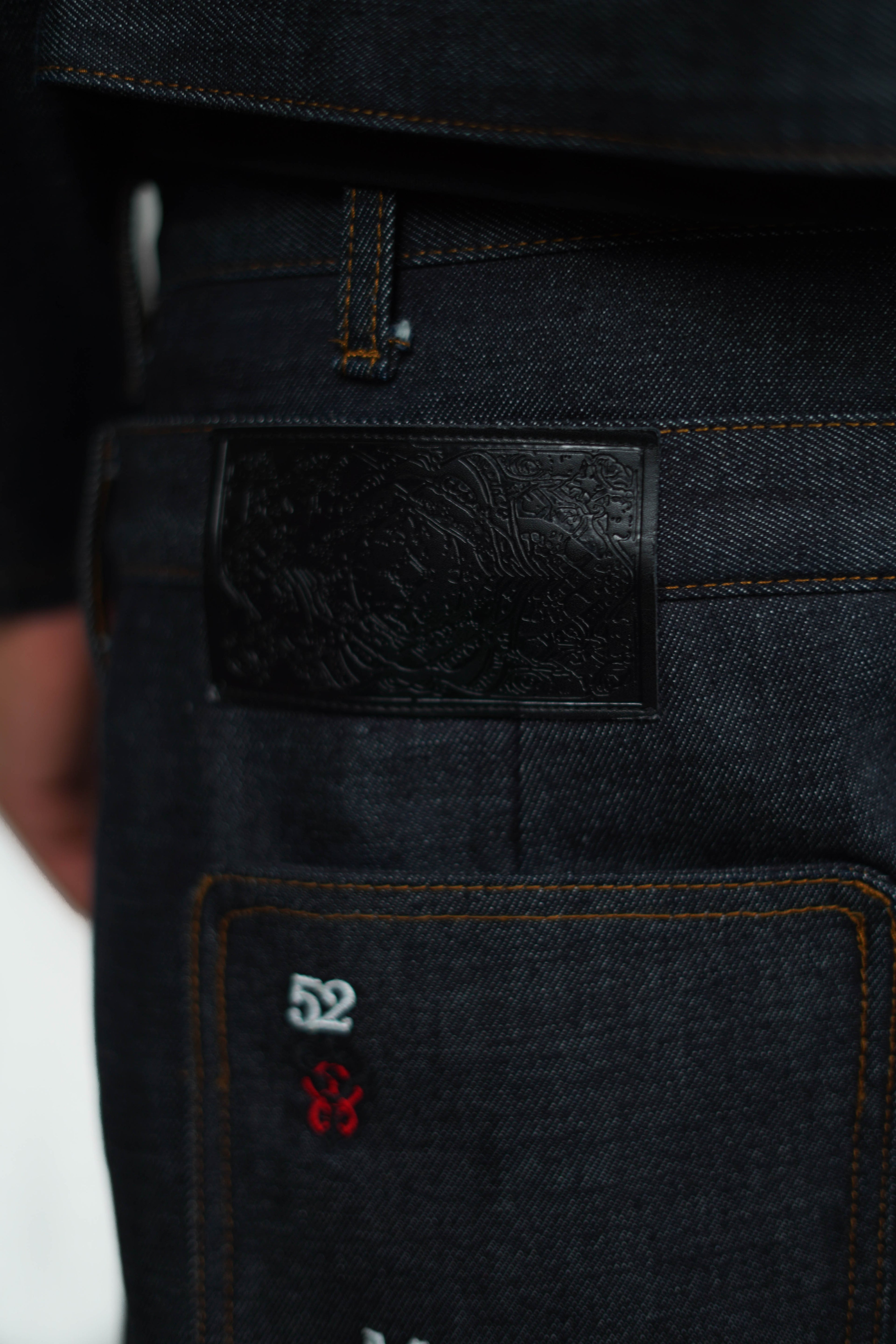 CARD SELVEDGE BLUE JEANS