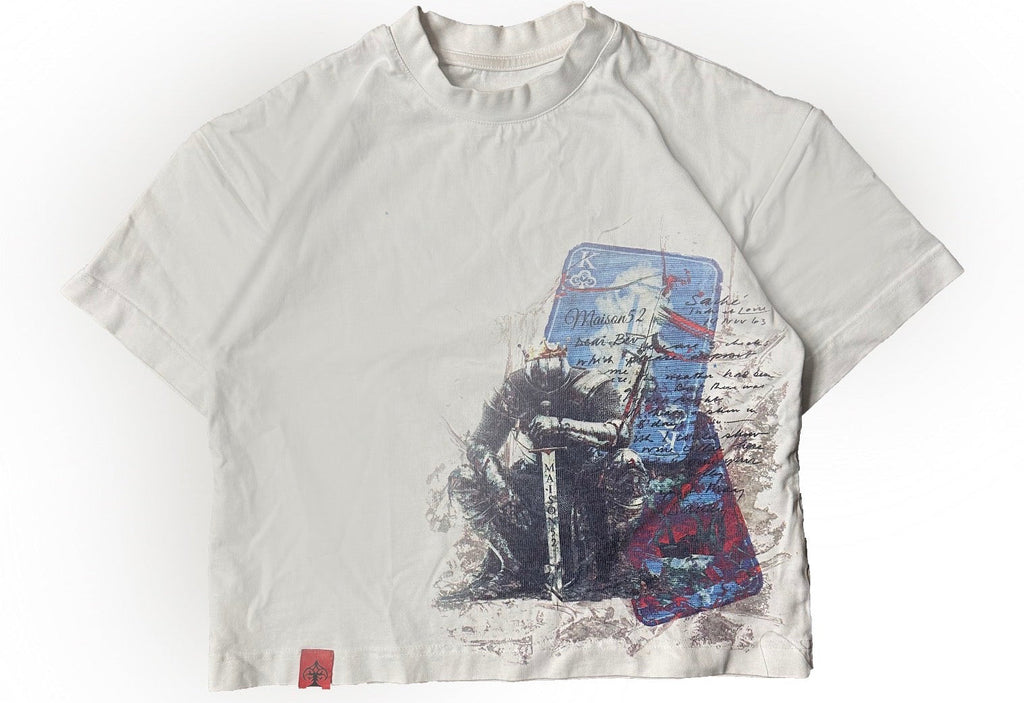 WHITE FALLEN KNIGHT TEE
