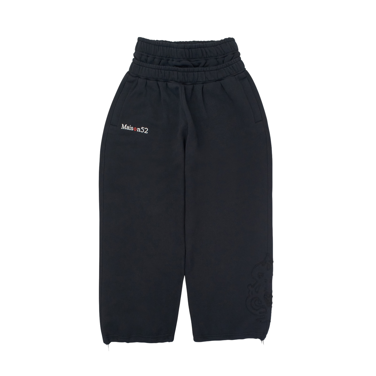 CARD SWEATPANT Black