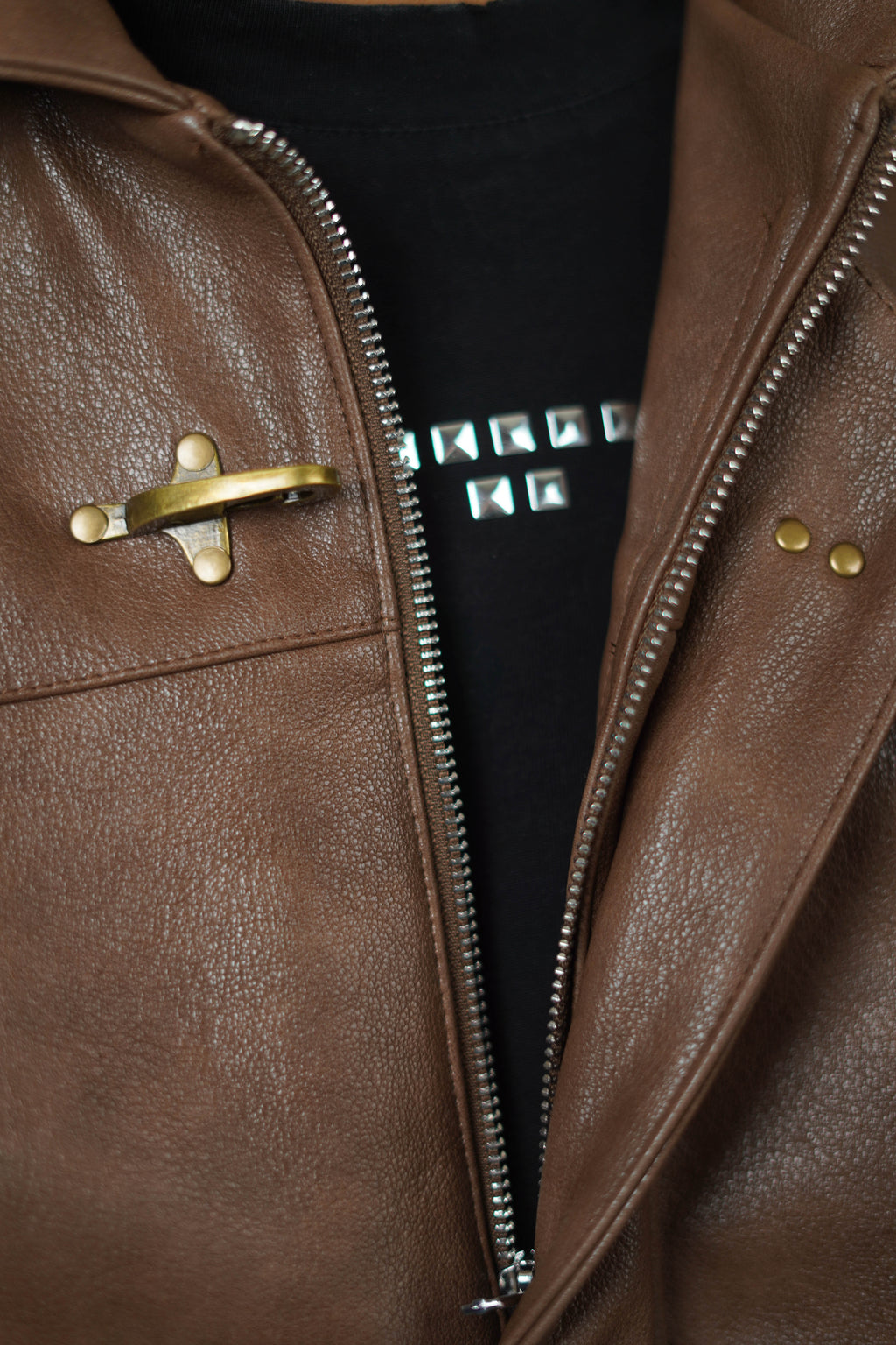 BROWN ABORNED JACKET