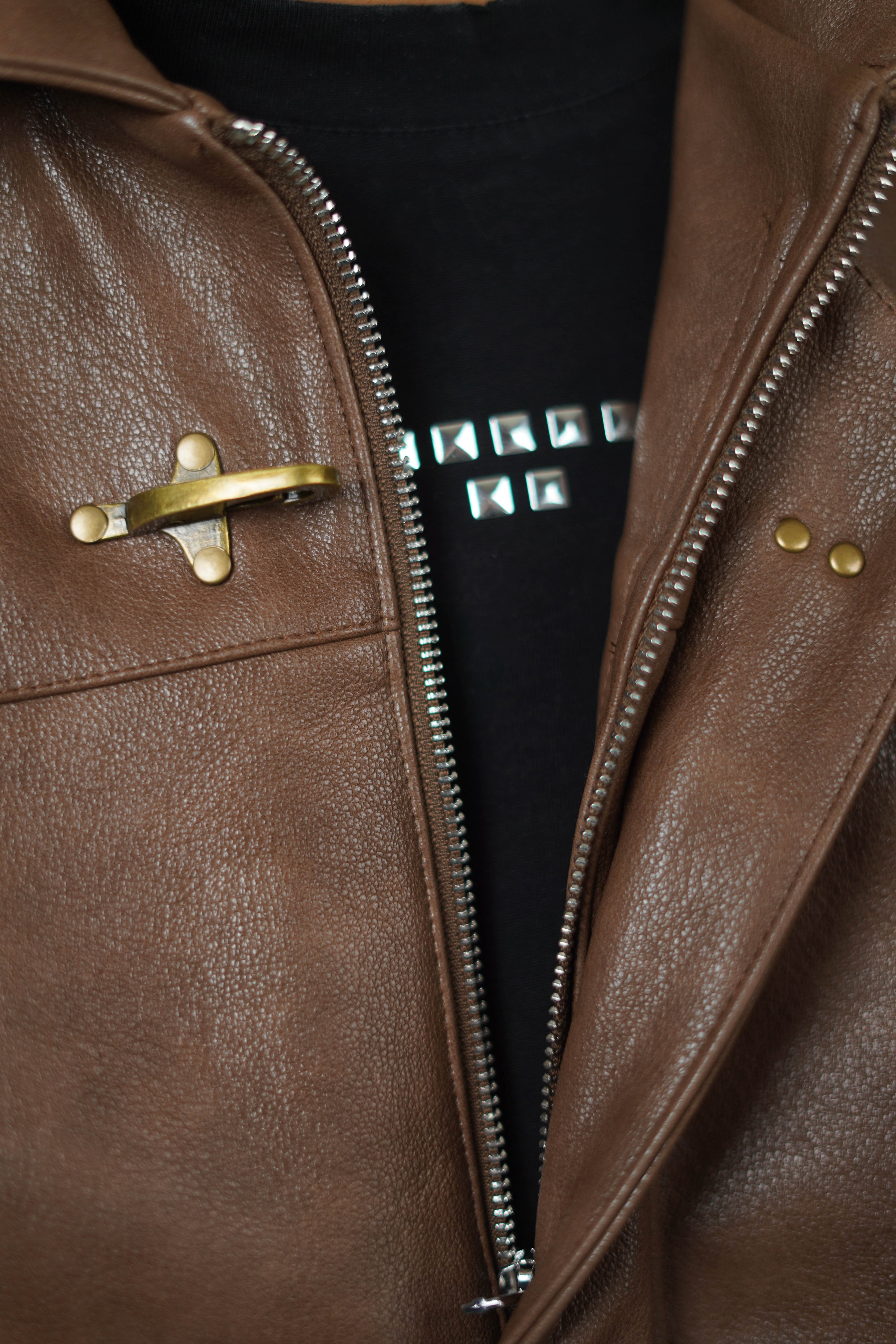 BROWN ABORNED JACKET