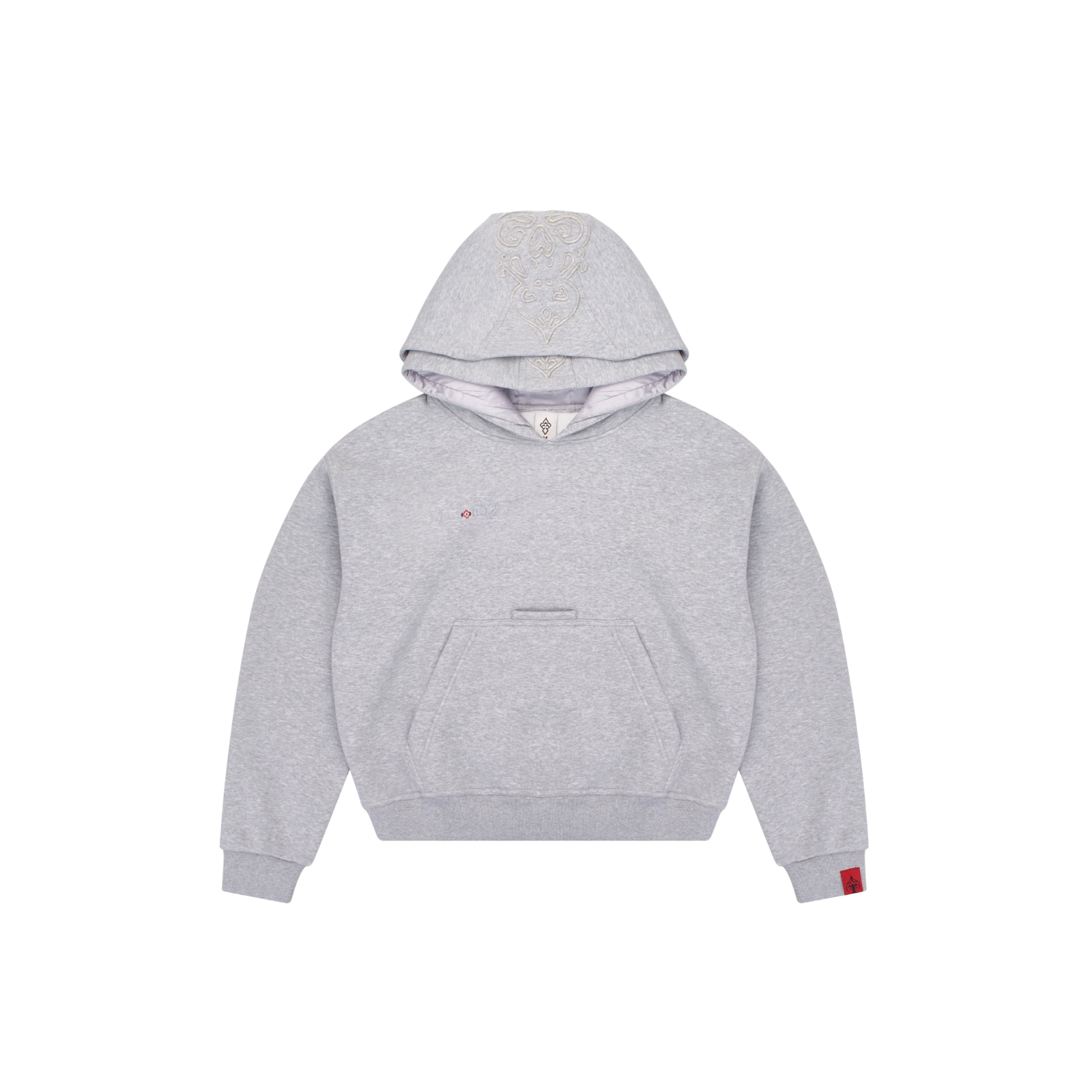 PRE-ORDERS GREY DOUBLE HOOD HOODIE