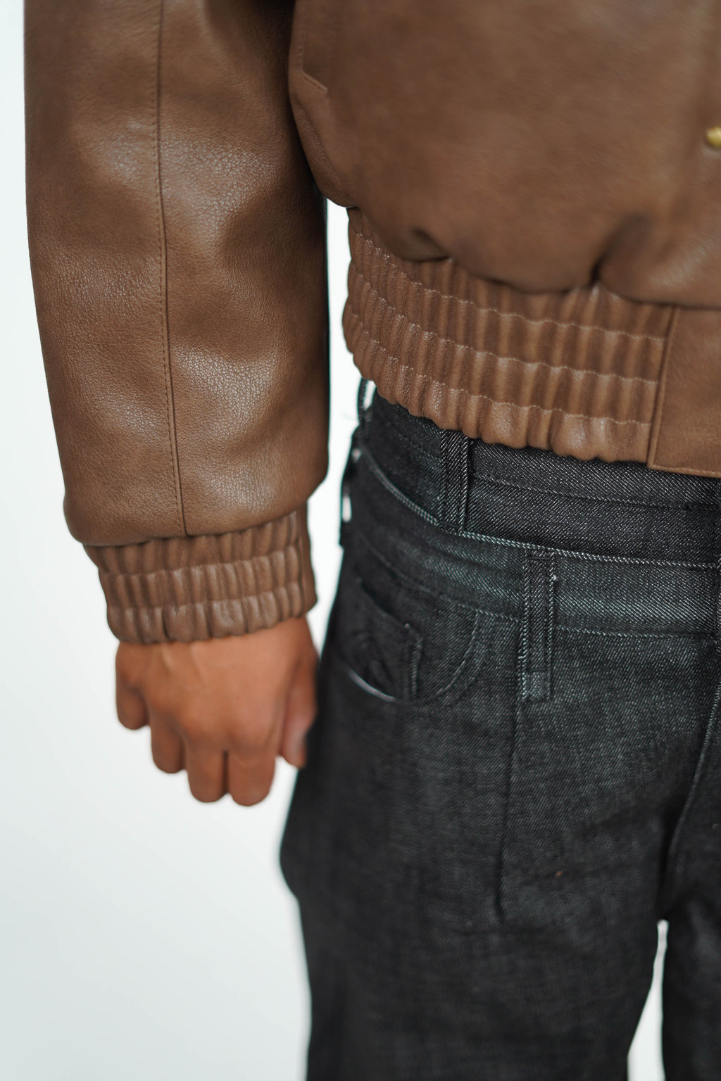 BROWN ABORNED JACKET