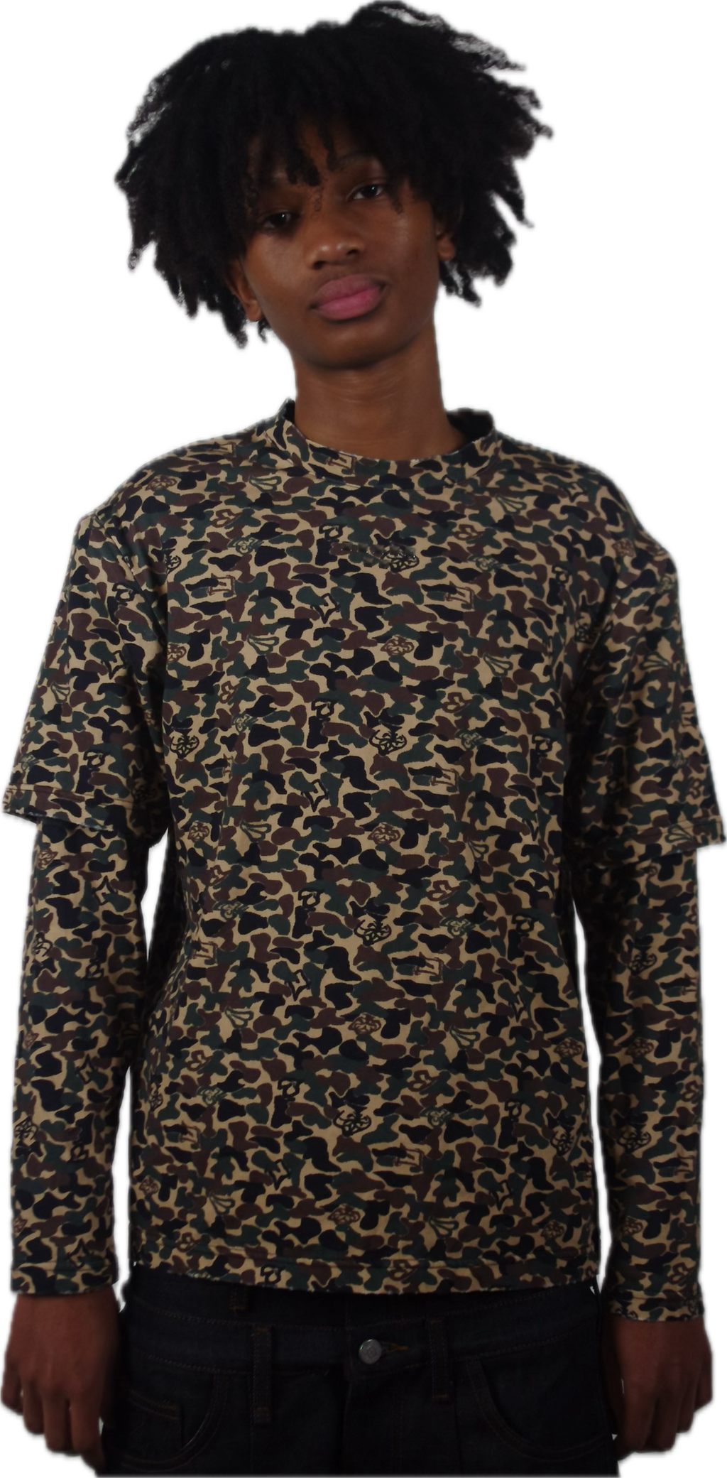 Studded Camo Longsleeve