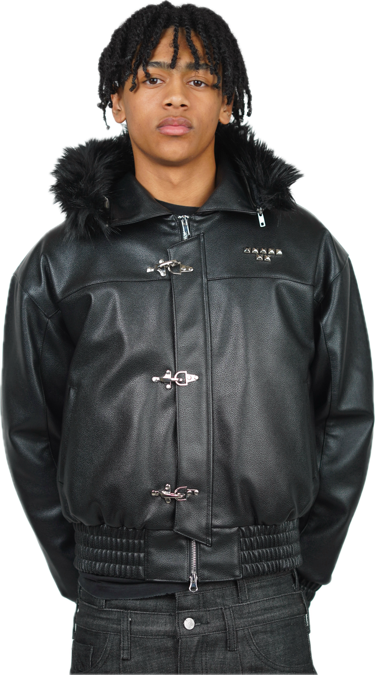 BLACK ABORNED JACKET