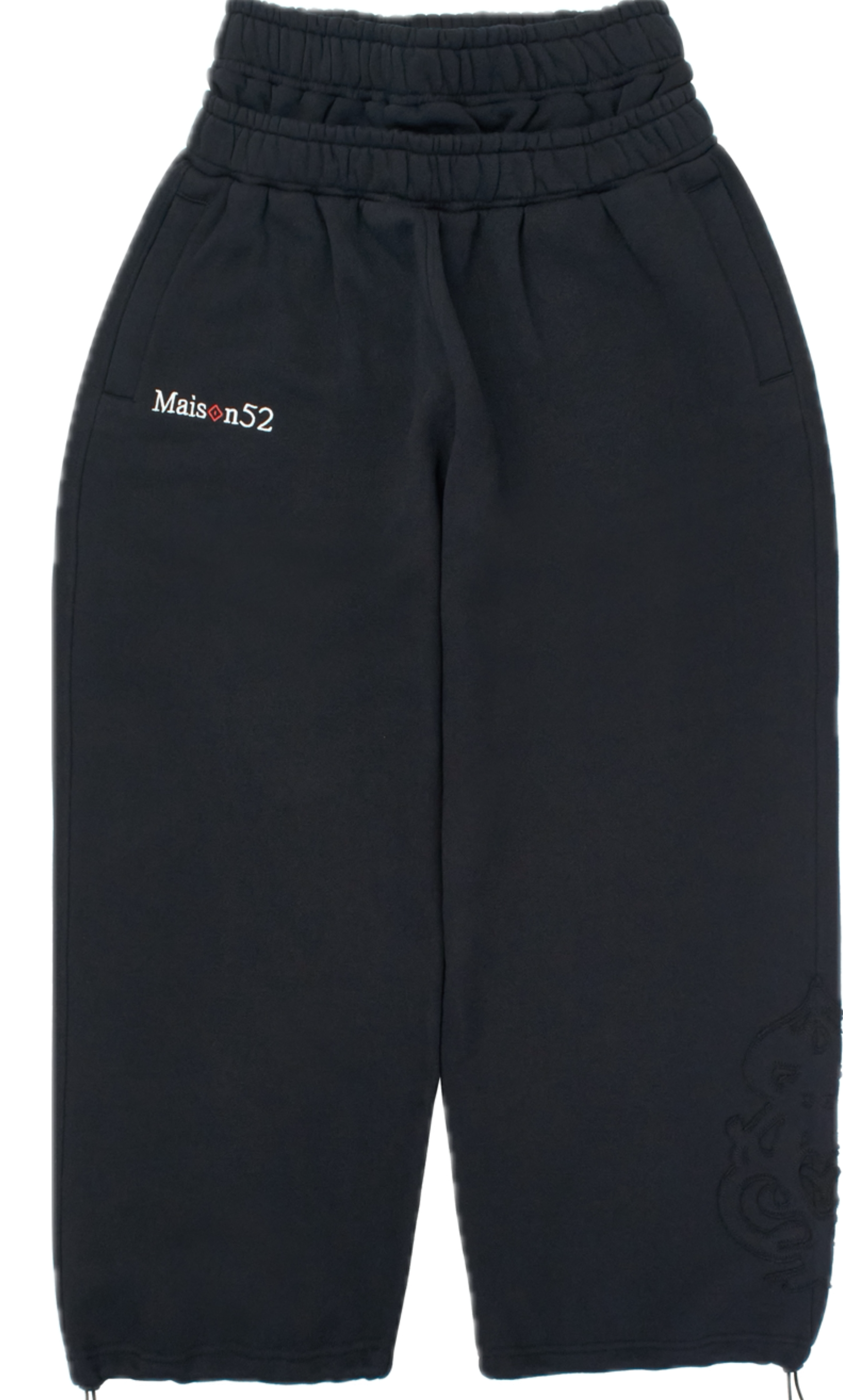 CARD SWEATPANT Black