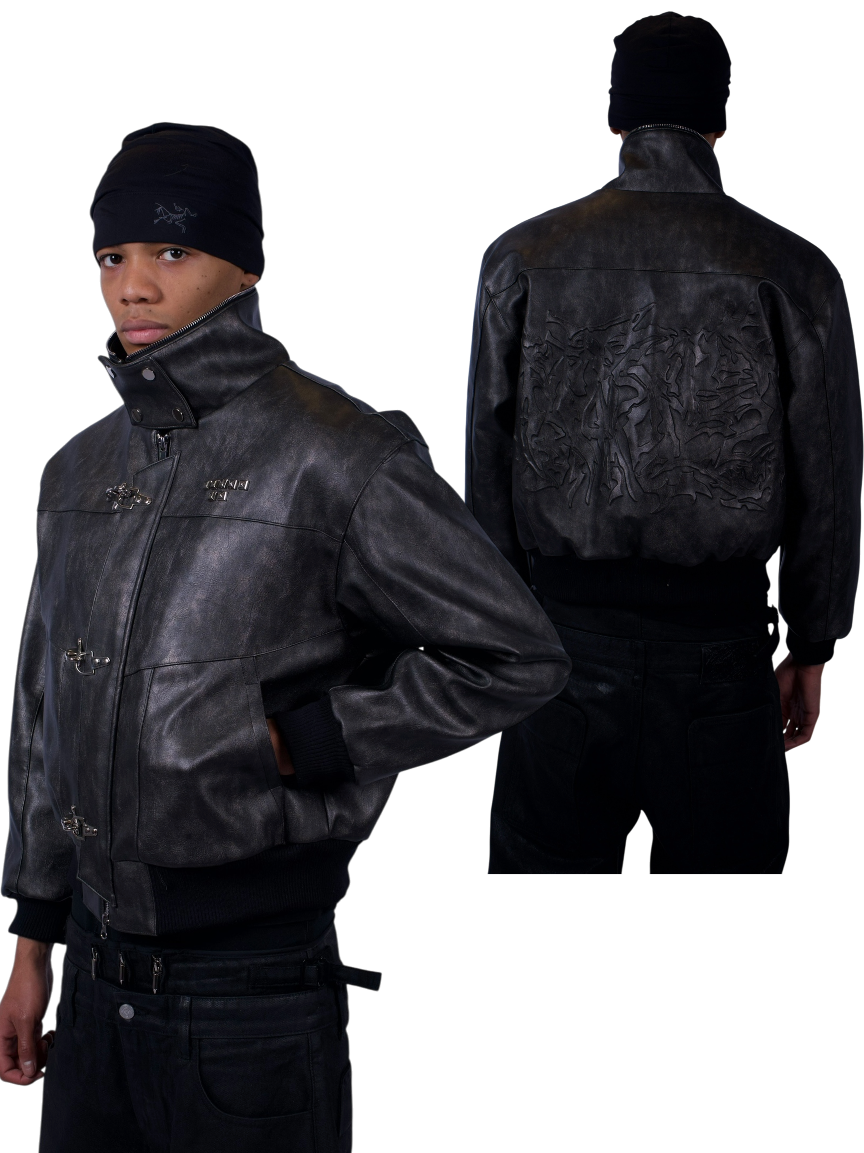 EMBOSSED WASHED JACKET