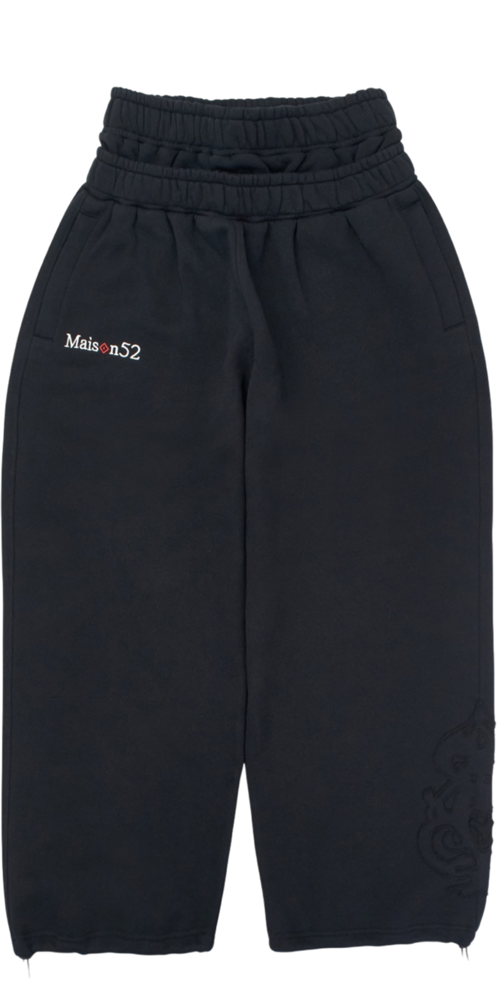 CARD SWEATPANT Black