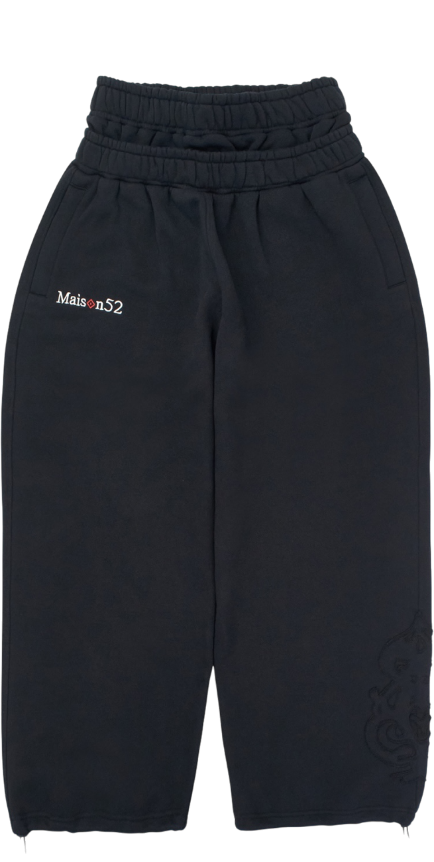 CARD SWEATPANT Black