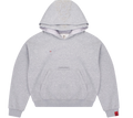 GREY DOUBLE HOOD HOODIE