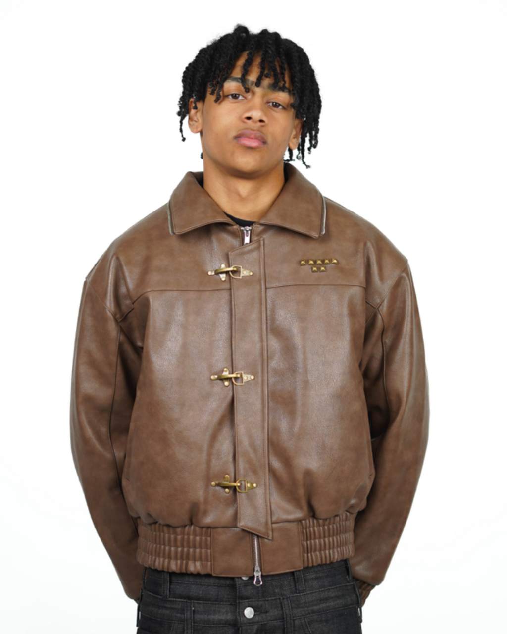 BROWN ABORNED JACKET
