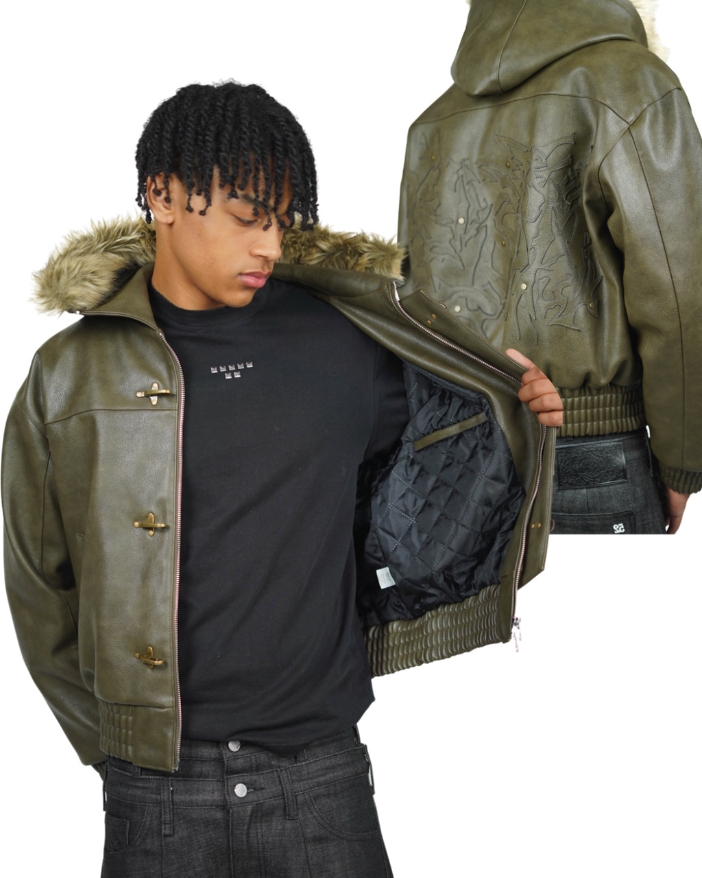 GREEN ABORNED JACKET