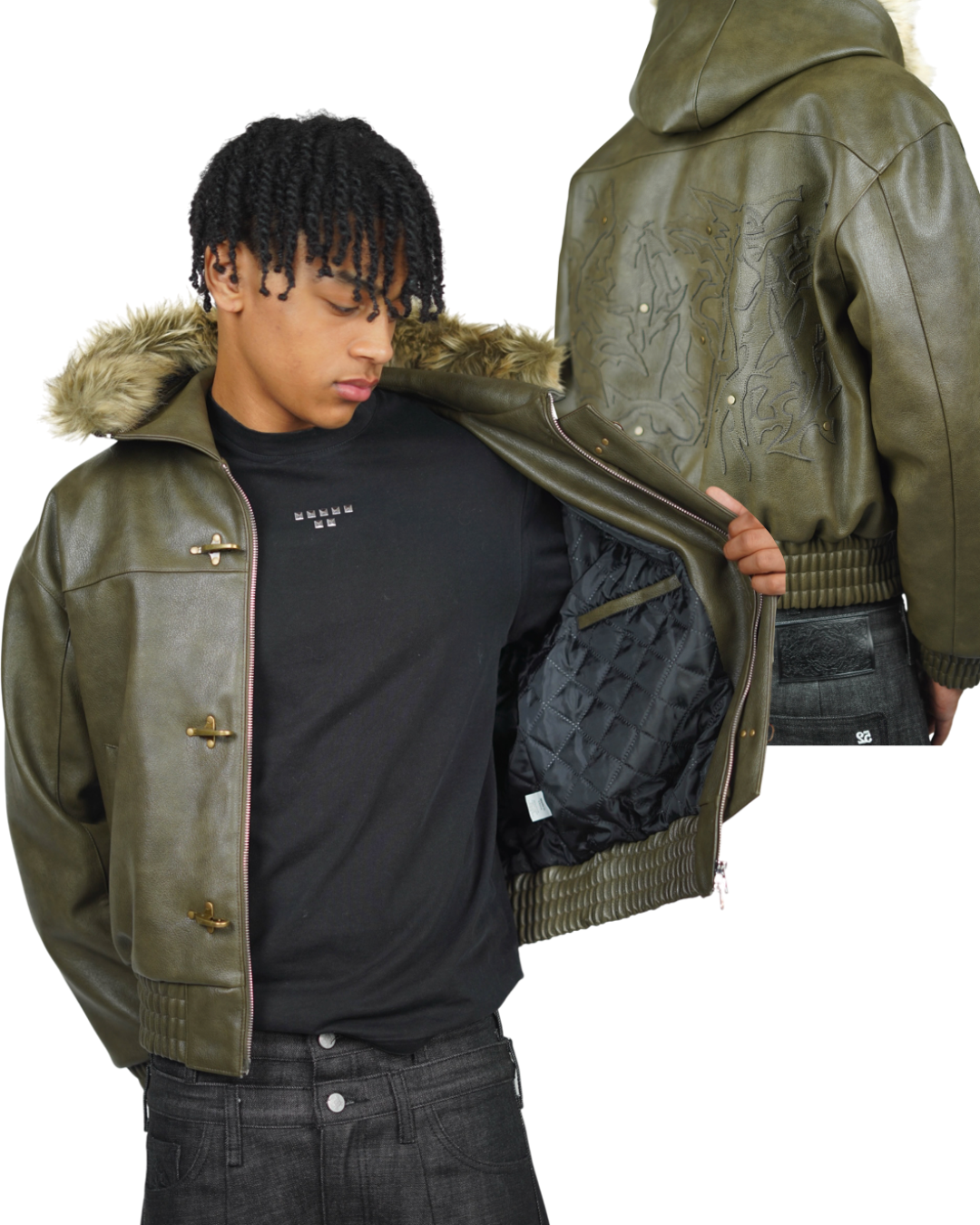 GREEN ABORNED JACKET