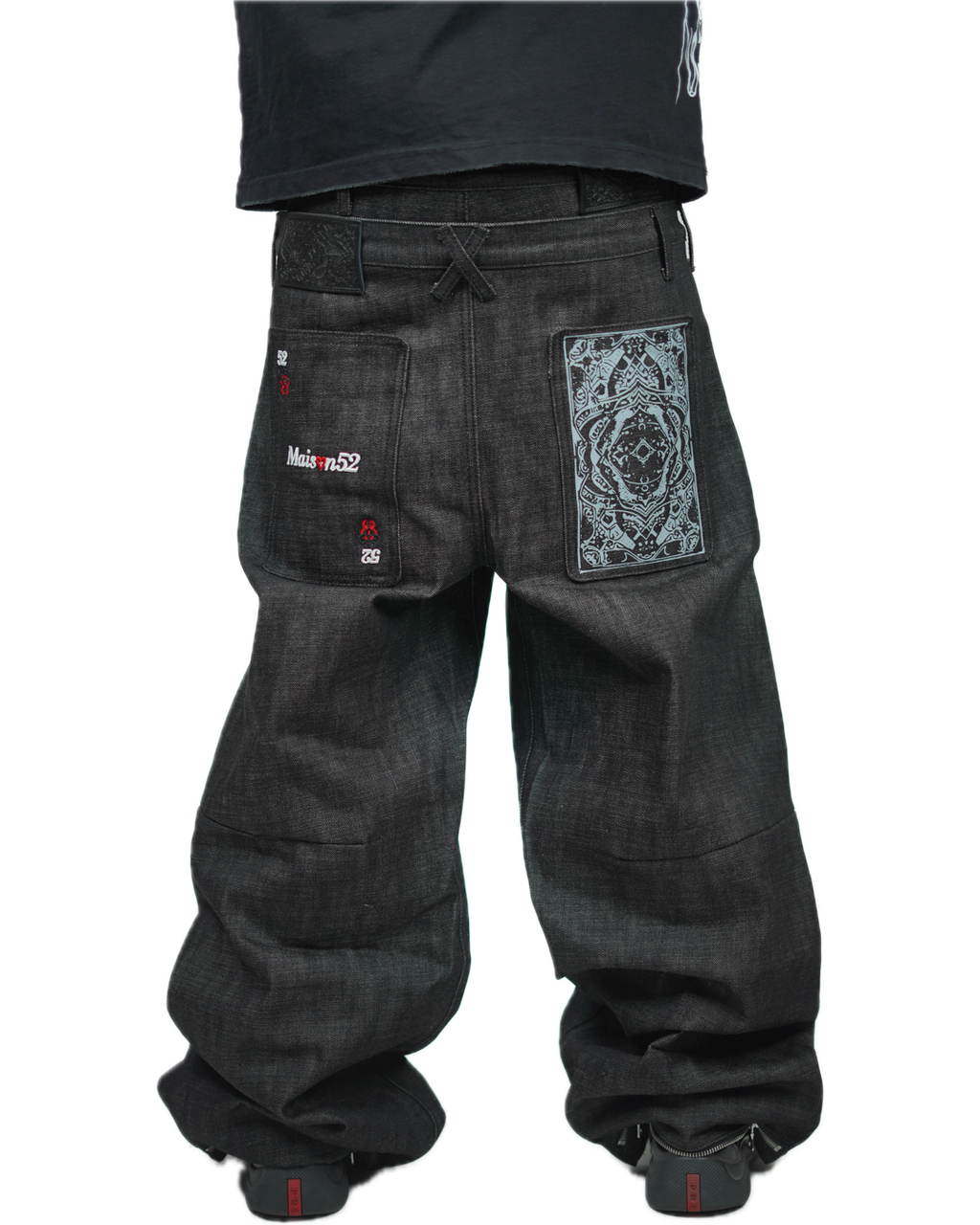 CARD SELVEDGE BLACK JEANS