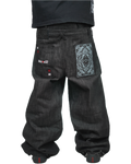 CARD SELVEDGE BLACK JEANS