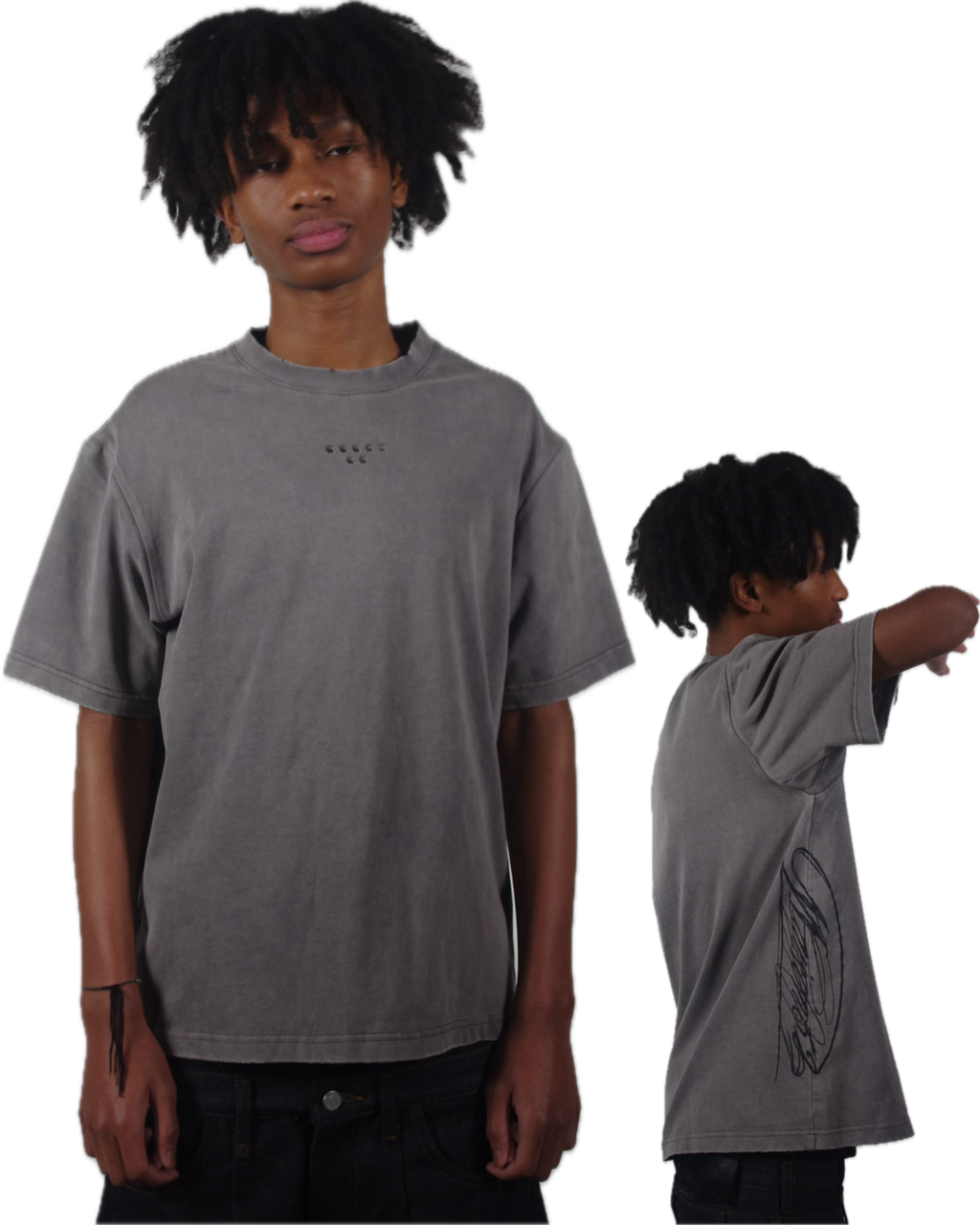Studded Grey Tee