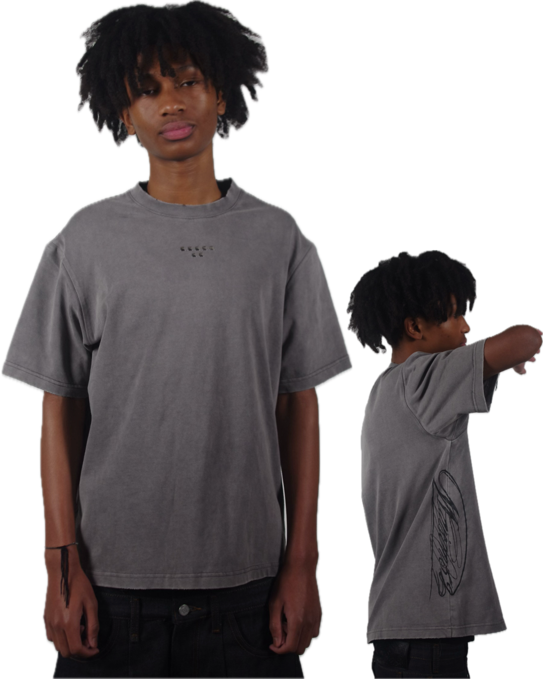 Studded Grey Tee