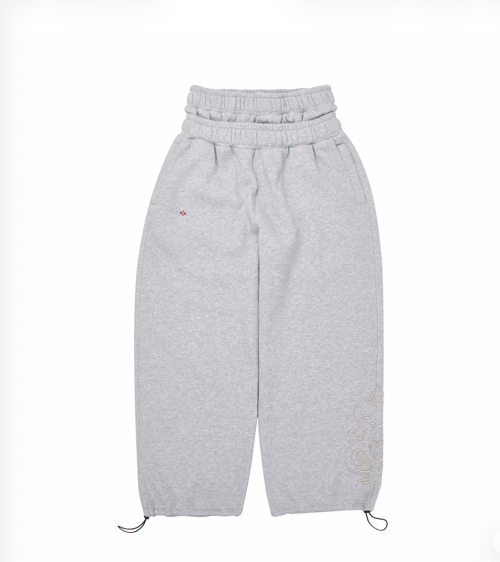 CARD SWEAT PANT grey